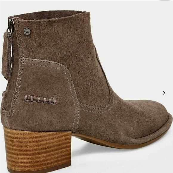 UGG Women's Bandara Ankle Boot in Mysterious (Taupe) 1095053 US 9.5 - Picture 3 of 13